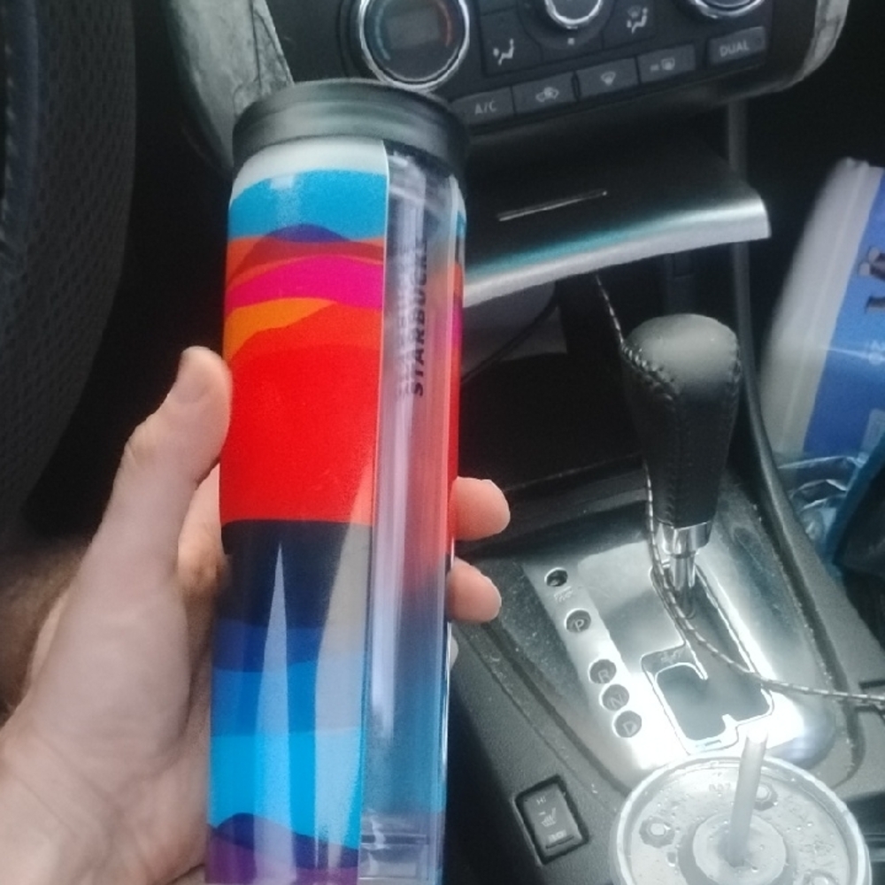 Starbucks Multicolor Striped Tumbler - Picture 7 of 9